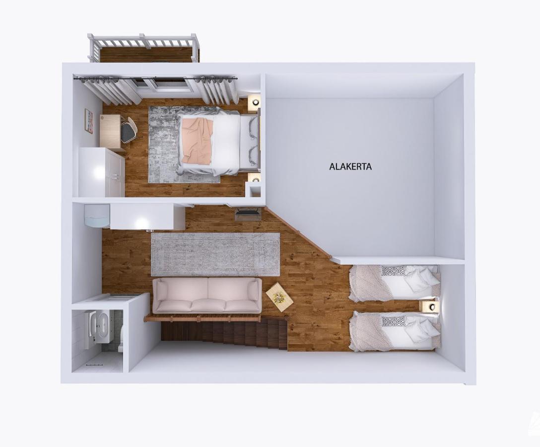 레비 Alppitaehti, Huoneisto Hilla 아파트 외부 사진